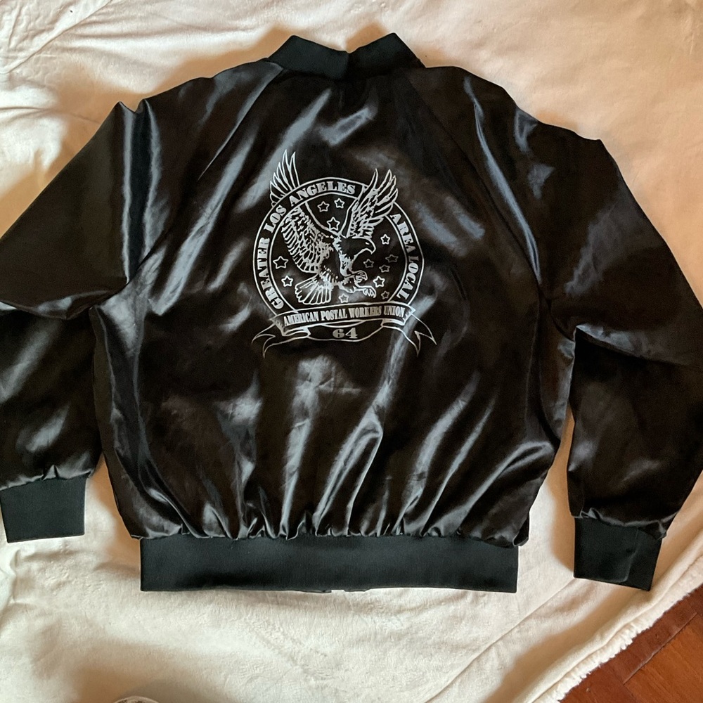 VINTAGE Los Angeles Area Local Graphic Wind Breaker Jacket Made in USA